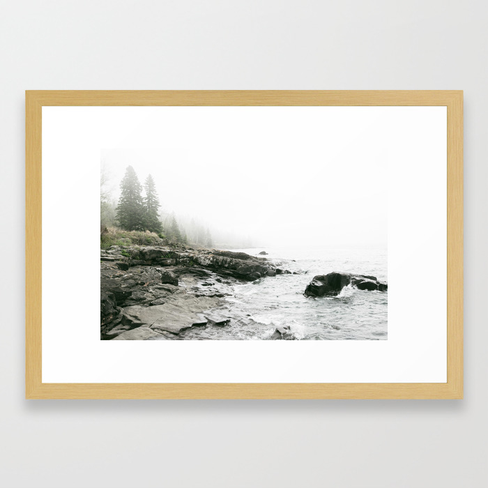 Lake Superior Lutsen Mn Framed Art Print By Sotaclothing Society6