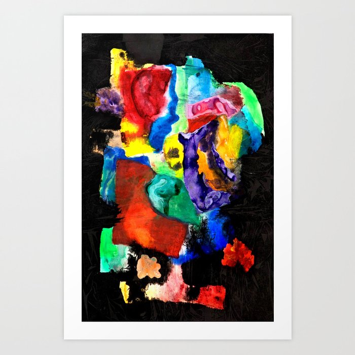 Cathedral Window Abstract Art Print By Teresachipperfieldstudios