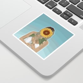 MY Sunflower! Sticker