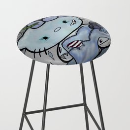 Zombie Bride Bar Stool