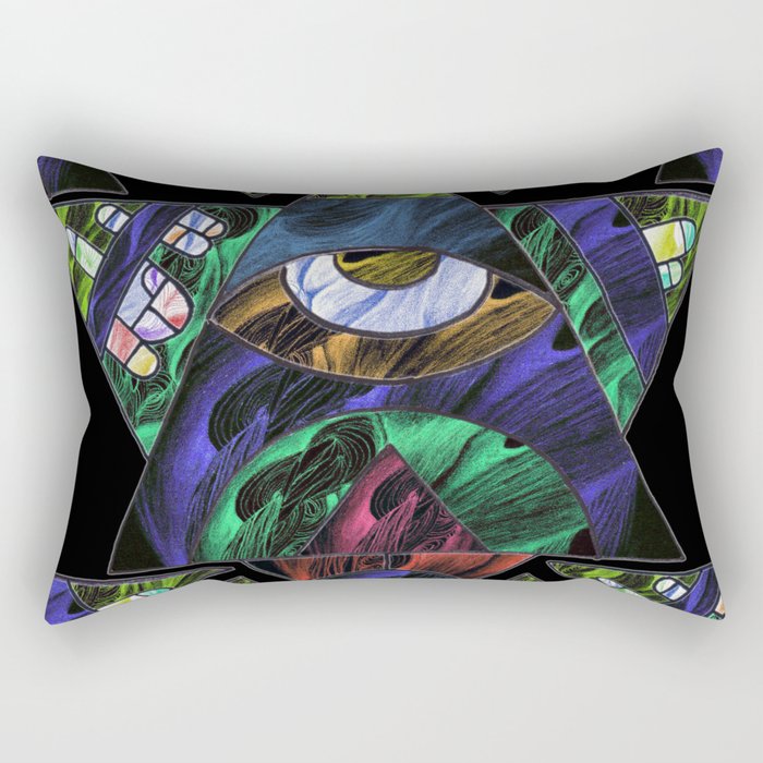 Iluminati or Star of David Rectangular Pillow by Len Tierra Society6