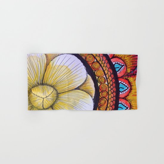 Flower Power Hand & Bath Towel