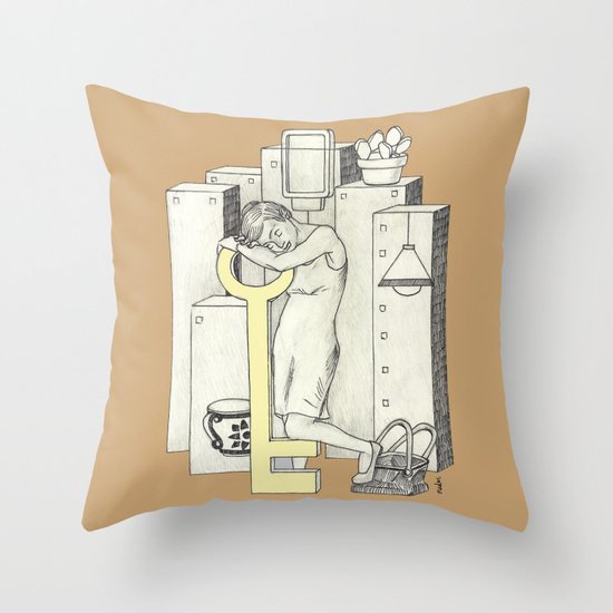 Napping Throw Pillow