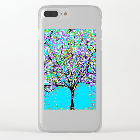 Trees Clear iPhone Case