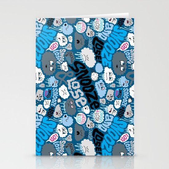 Snooze & Lose Stationery Cards