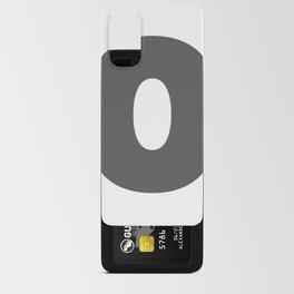 O (Grey & White Letter) Android Card Case