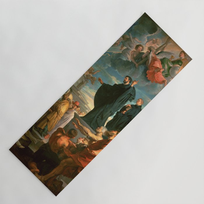 Peter Paul Rubens "The miracles of St. Francis Xavier" Yoga Mat