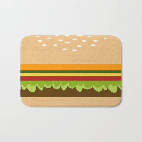 Burger Bath Mat