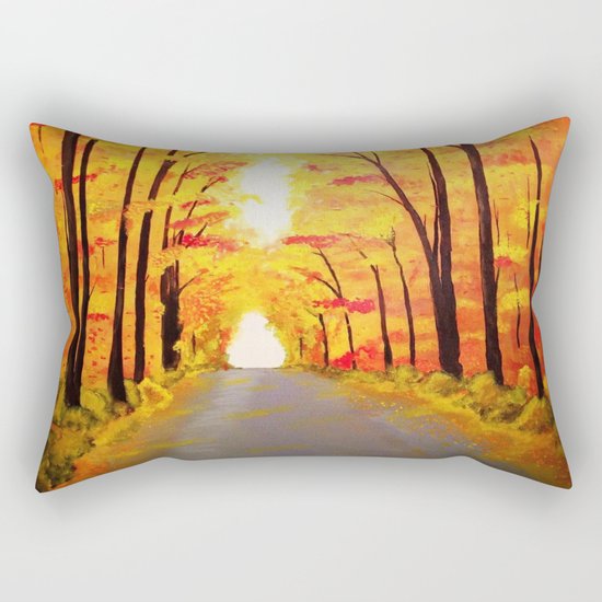 Autumn Lane Rectangular Pillow