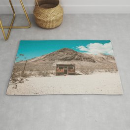 In The Middle of Nowhere | Rhyolite, Nevada Rug | Digital, Abandoned, Travel, Color, Runaway, Oneofakind, Photo, Shack, Explore, Mountains 