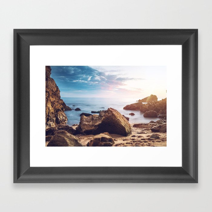 Little Corona Del Mar Beach Framed Art Print