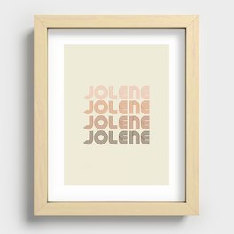 Jolene - Dolly Parton Recessed Framed Print