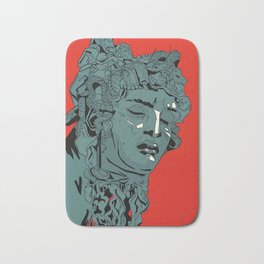 Cellini's Medusa Bath Mat | Comicart, Perseus, Bronzesculpture, Pop Art, Severed, Headsup, Italianescapism, Masterwork, Travelart, Illustrationart 