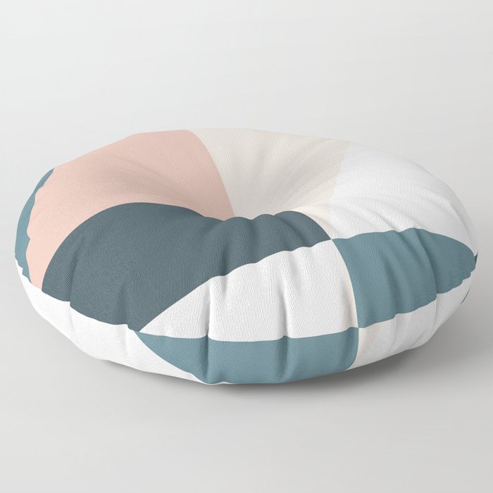 Cirque 01 Abstract Geometric Floor Pillow