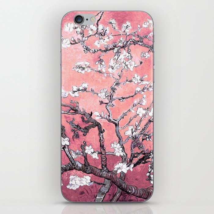 Van Gogh Almond Blossoms : Peachy Pink iPhone Skin