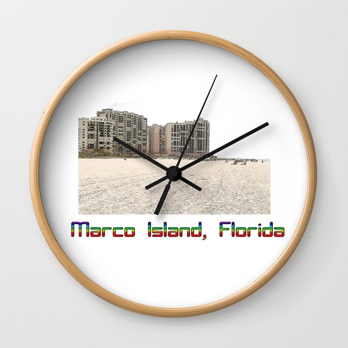 Marco Island, Florida 8 Wall Clock