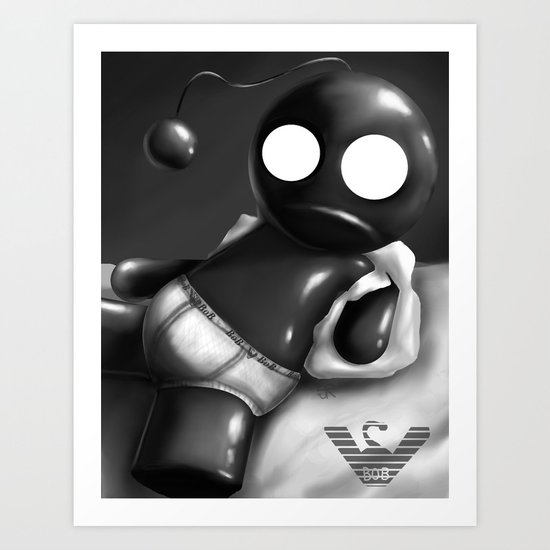 Underwear Love: Bob Underwear Art Print