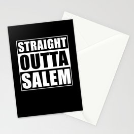 Straight Outta Salem Stationery Card