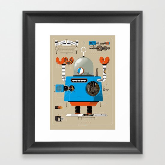 Anatomy Bot Framed Art Print