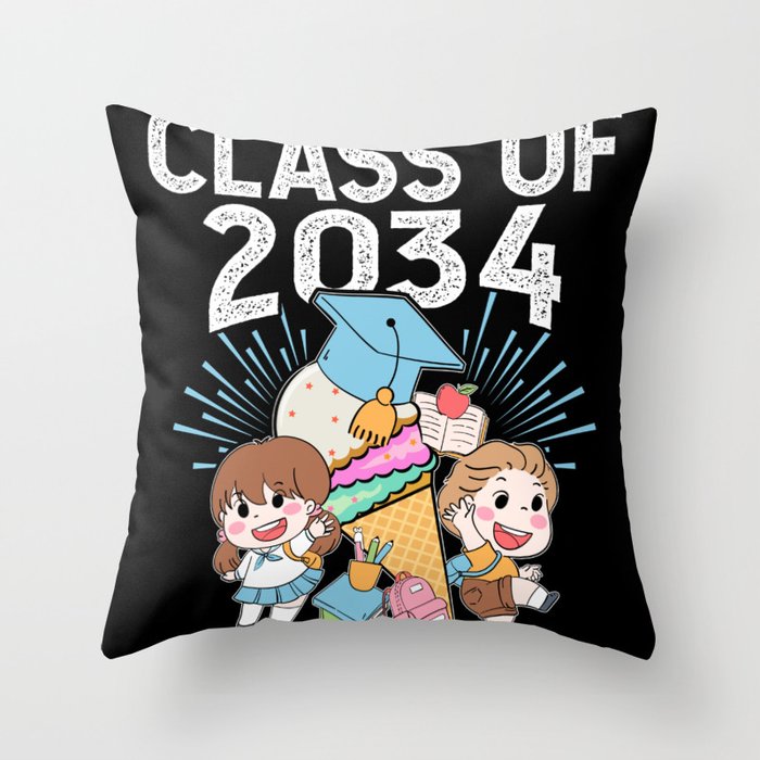 Class of 2034 Throw Pillow