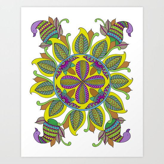 Geometric Shape Series - Circle Art Print