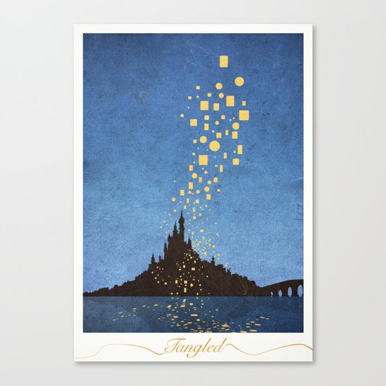 Tangled Canvas Print