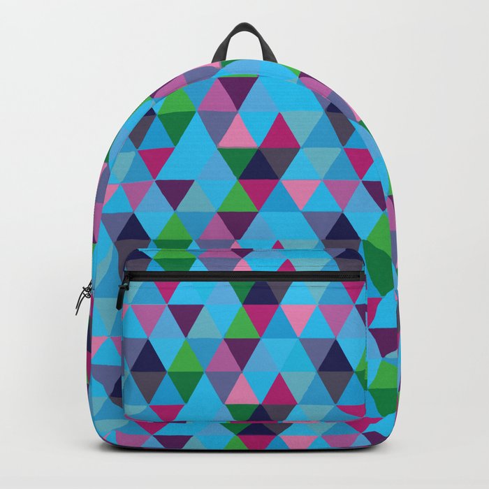 Irregular Triangle Pattern Backpack