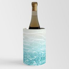 Soft Blue Gray Ocean Dream #1 #water #decor #art #society6 Wine Chiller