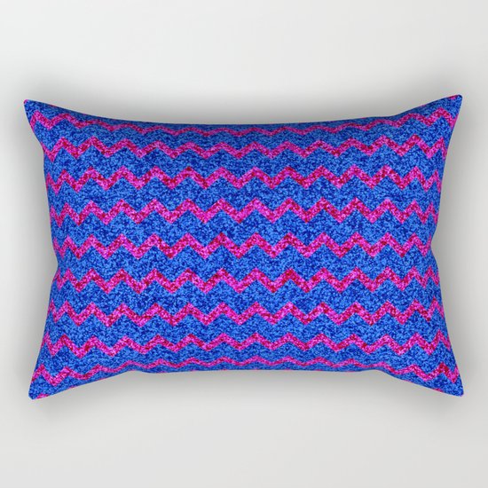 Chevron Glitter Pattern 03 Rectangular Pillow