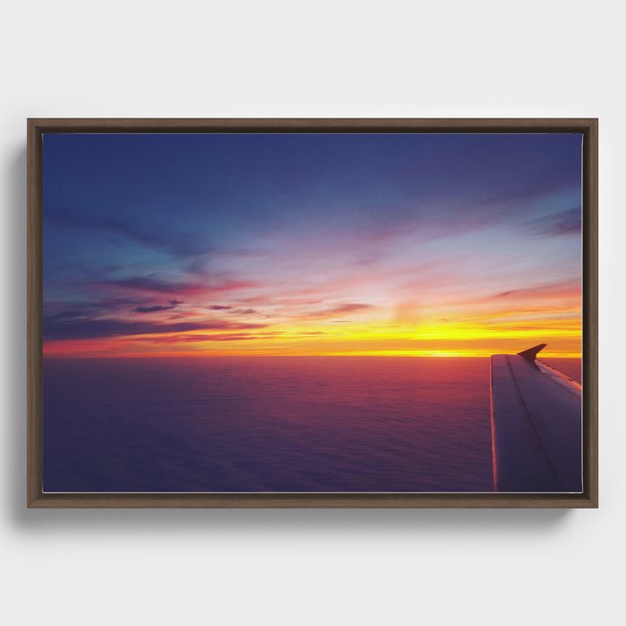 Sunset Framed Canvas