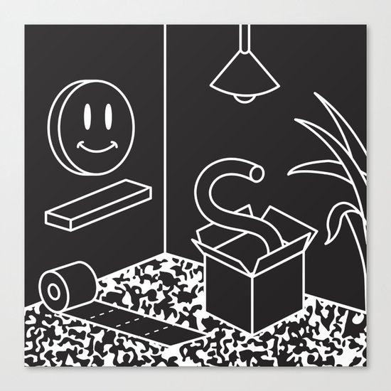 Objects In Room Canvas Print