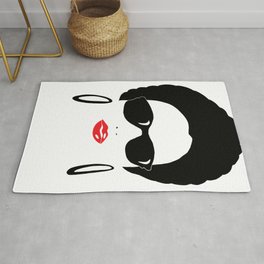 Afro chic in sunshades Rug