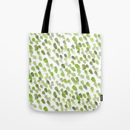Imperfect brush strokes - olive green Tote Bag