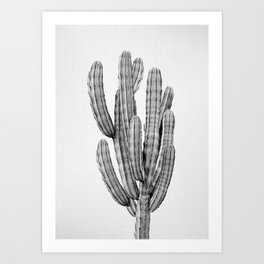 Cactus 3 - Black & White Art Print
