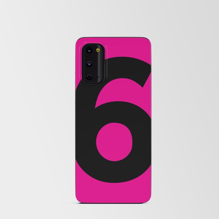 Number 6 (Black & Magenta) Android Card Case