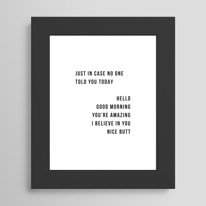 Framed Art Print
