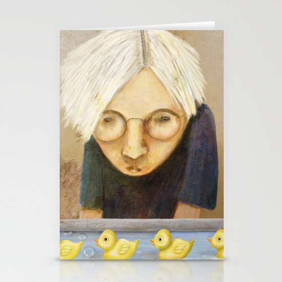 Watching the Ducks Stationery Cards
