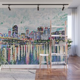 Pittsburgh View from North Shore Wall Mural