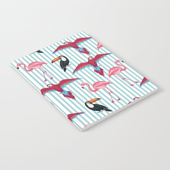 flamingo in tropic mood Notebook