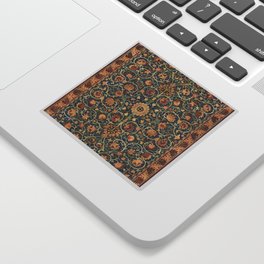 William Morris Floral Carpet Print Sticker