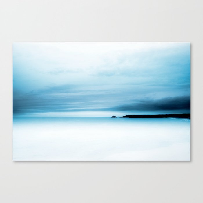 cool blue sea Canvas Print