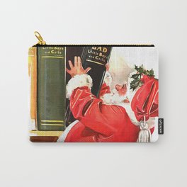 Have You Been A Good Boy Or Girl? Christmas Design  Carry-All Pouch