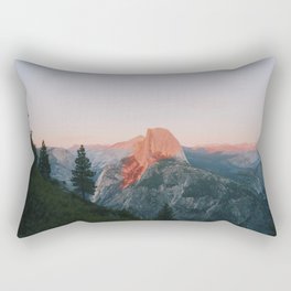 Half Dome Alpenglow Rectangular Pillow