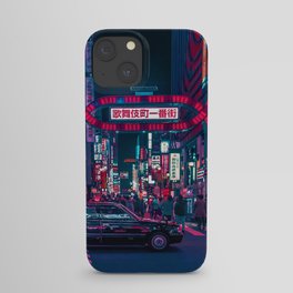 Cyberpunk Tokyo Street iPhone Case