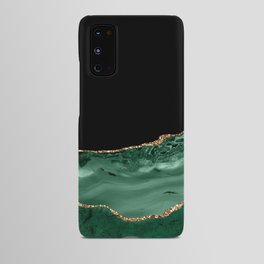 Emerald & Gold Agate Texture 02 Android Case
