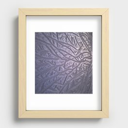frost pattern Recessed Framed Print