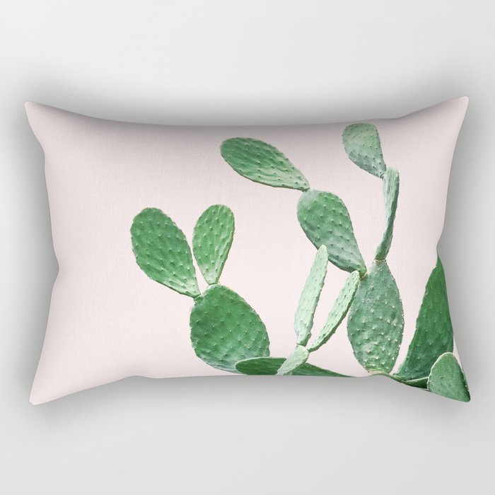 Cactus Opuntia Rectangular Pillow