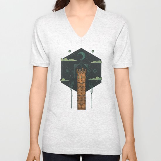 The Tower Unisex V-Neck