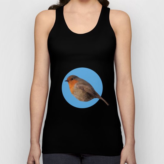Autumn's Robin just blue Unisex Tank Top