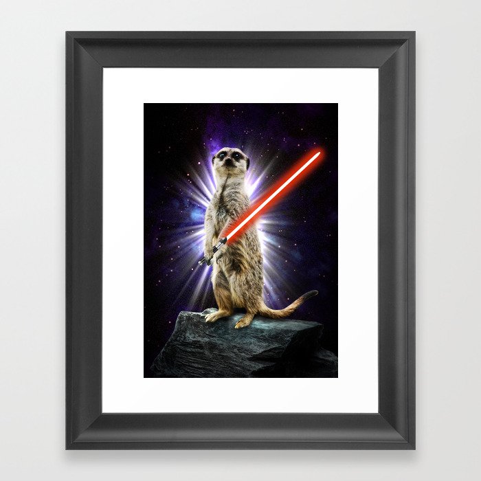 Meerkat Framed Art Print